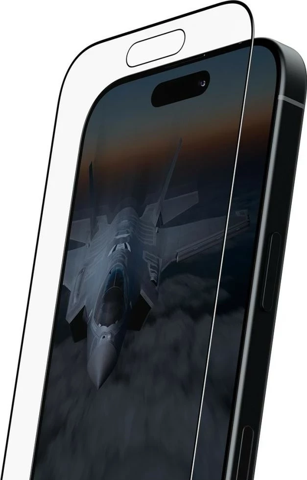 Zaščitno steklo Ultra-Wide Fit Fastfit Stealth PanzerGlass za iPhone 16 Pro/17, prozorno