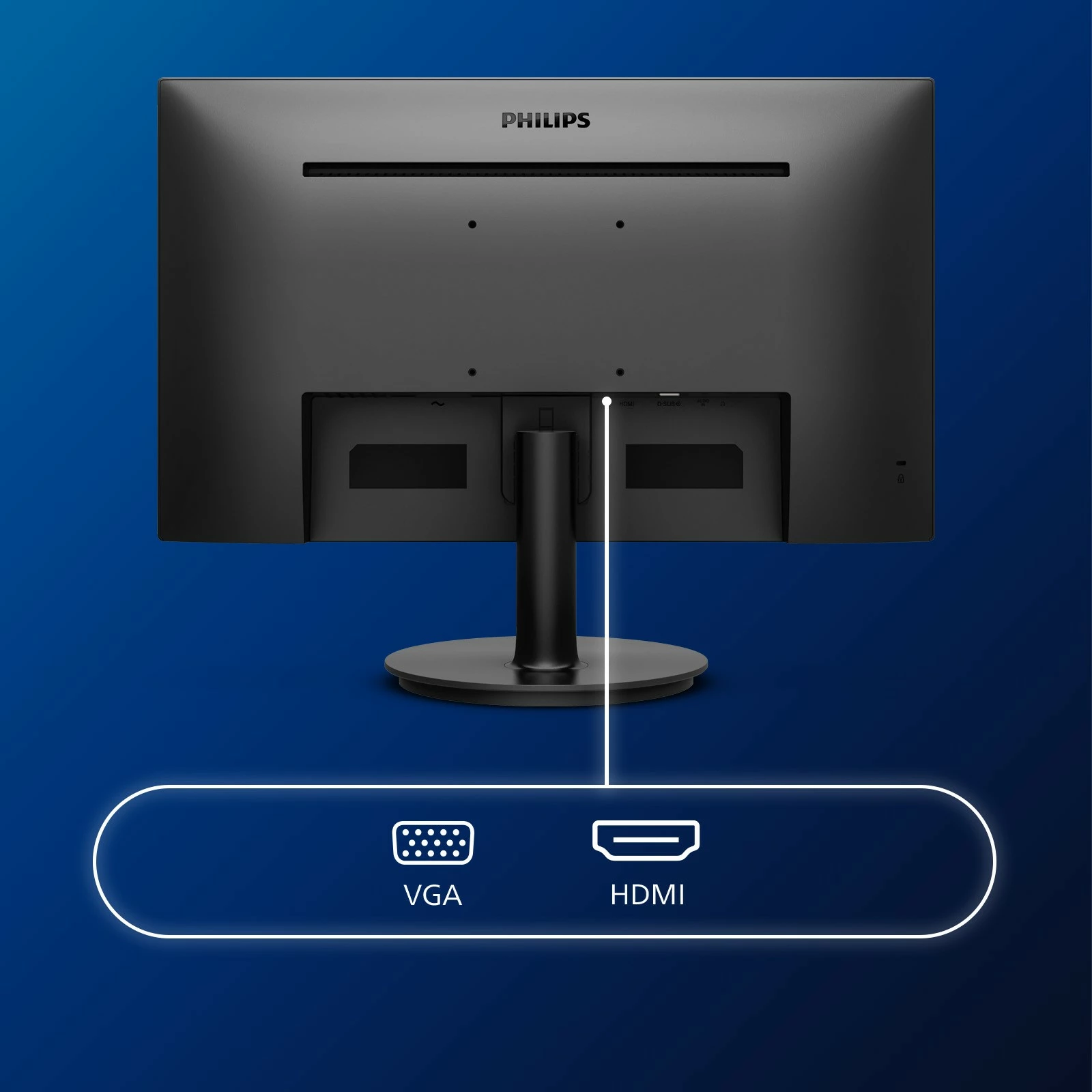 27-palčni monitor z VA panelom Philips 271V8LA, HDMI, črn 27-palčni monitor z VA panelom Philips 271V8LA, HDMI, črn