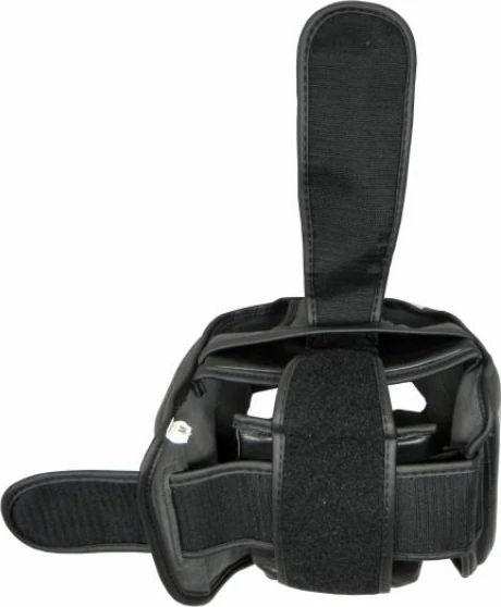 Boksarska čelada za moške Masters, črna