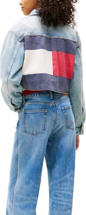 Svetlo modra jakna Tommy Hilfiger Jeans, ženska