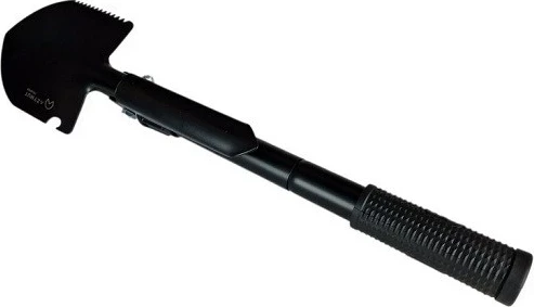 Multifunkcijska taktična lopata AZYMUT Trapper H-C271008, inox, črna, + paket