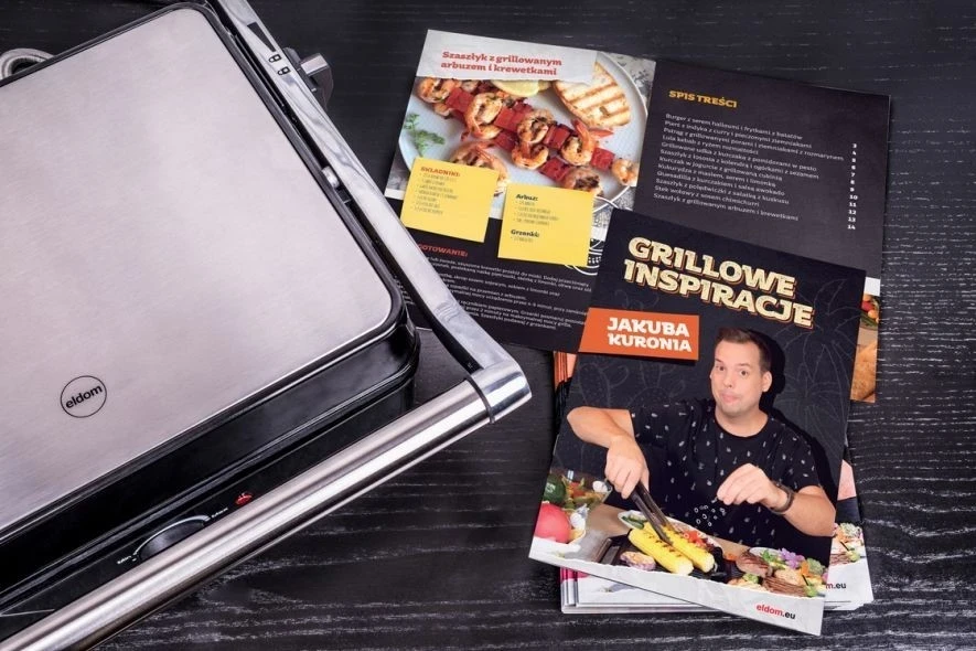 Gril namizni, Eldom, srebrn