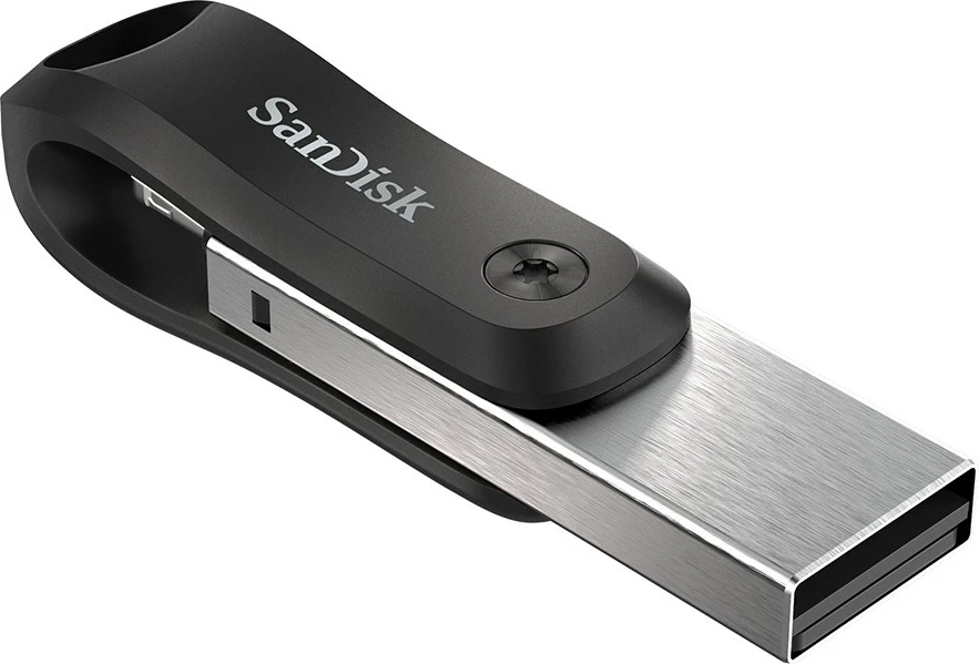 USB ključek Sandisk iXpand SDIX60N-128G-GN6NE, 128GB, USB 3.2 Gen 1, vrteč, sivo/srebrn USB ključek Sandisk iXpand SDIX60N-128G-GN6NE, 128GB, USB 3.2 Gen 1, vrteč, sivo/srebrn