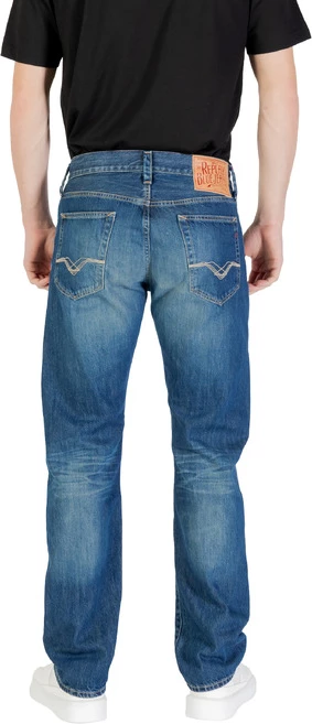 Jeans hlače Replay za moške, modre