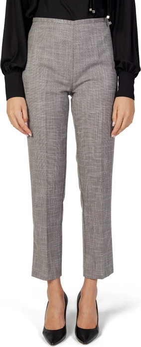 Hlače za ženske Sandro Ferrone, siva