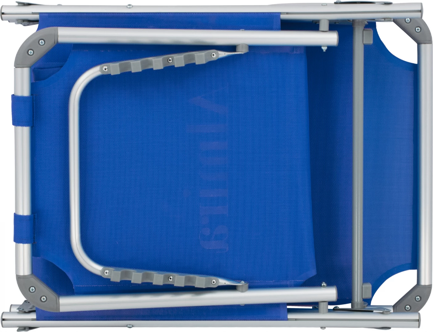 Ležalnik za plažo FH5054.01 težki tip modri aluminij 188x58x28-80 cm