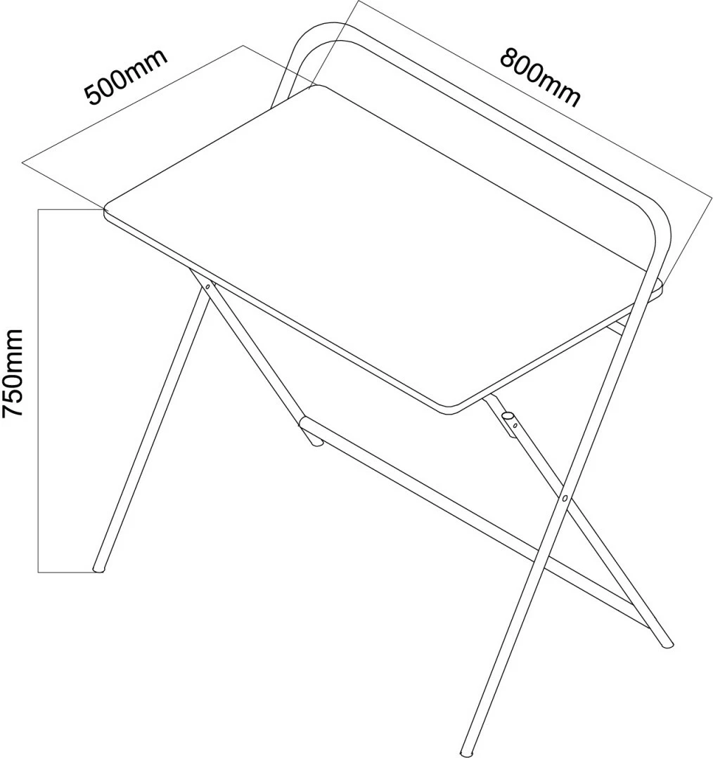 Multifunkcijska miza, Maclean MC-127 B, 80x50x75 cm, nosilnost 50 kg, črno-rjava