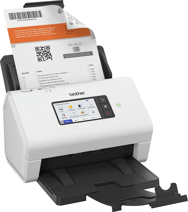 Profesionalni skener, Brother ADS-4900W, 600x600 DPI, 100-listni ADF, Wi‑Fi, zaslon na dotik