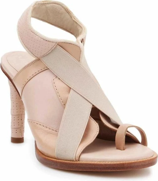 Čevlji z visokimi petami Lacoste, ženski, bež