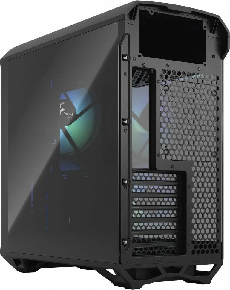 Ohišje Fractal Design Torrent Compact RGB Black TG Light tint, Midi Tower, črno
