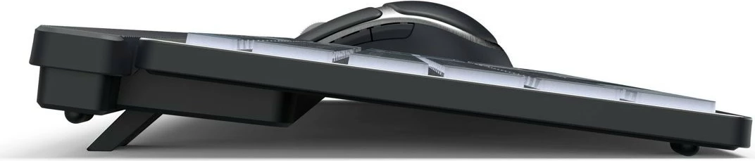 Komplet brezžične tipkovnice in miške, Hama WKM-750, QWERTY, črn