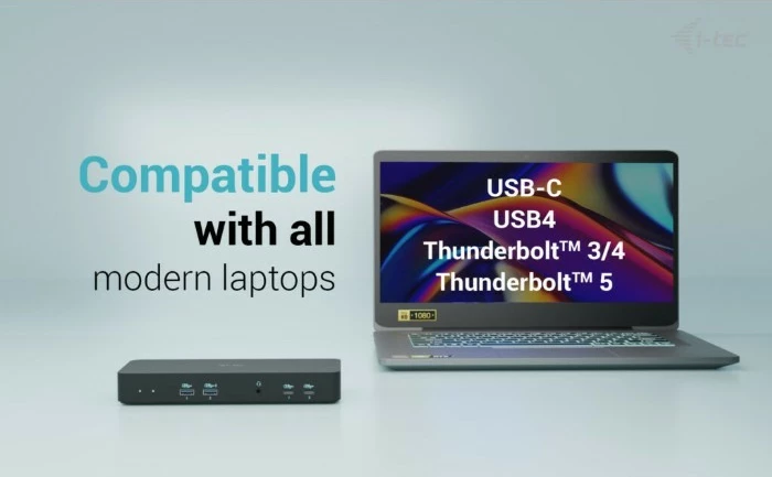 Razširitev vrat i-tec C31INTGTRI4KDOCPD, 100W, črna