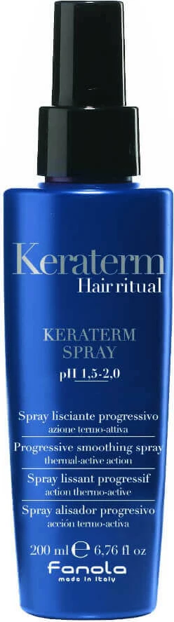 Spray za lase Fanola Keraterm Hair Ritual Progressive Smoothing Spray za ženske 200 ml