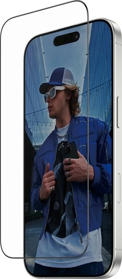 Zaščitno steklo Ultra-Wide Fit Fastfit za iPhone 16 Pro/17, PanzerGlass, prozorno