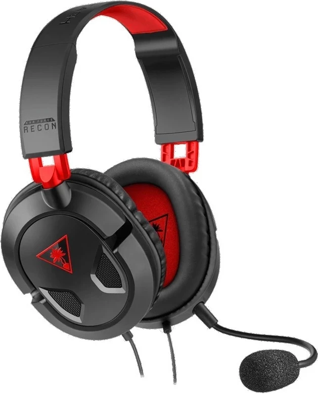 Gaming slušalke Recon 50, Turtle Beach, črno-rdeče za PC