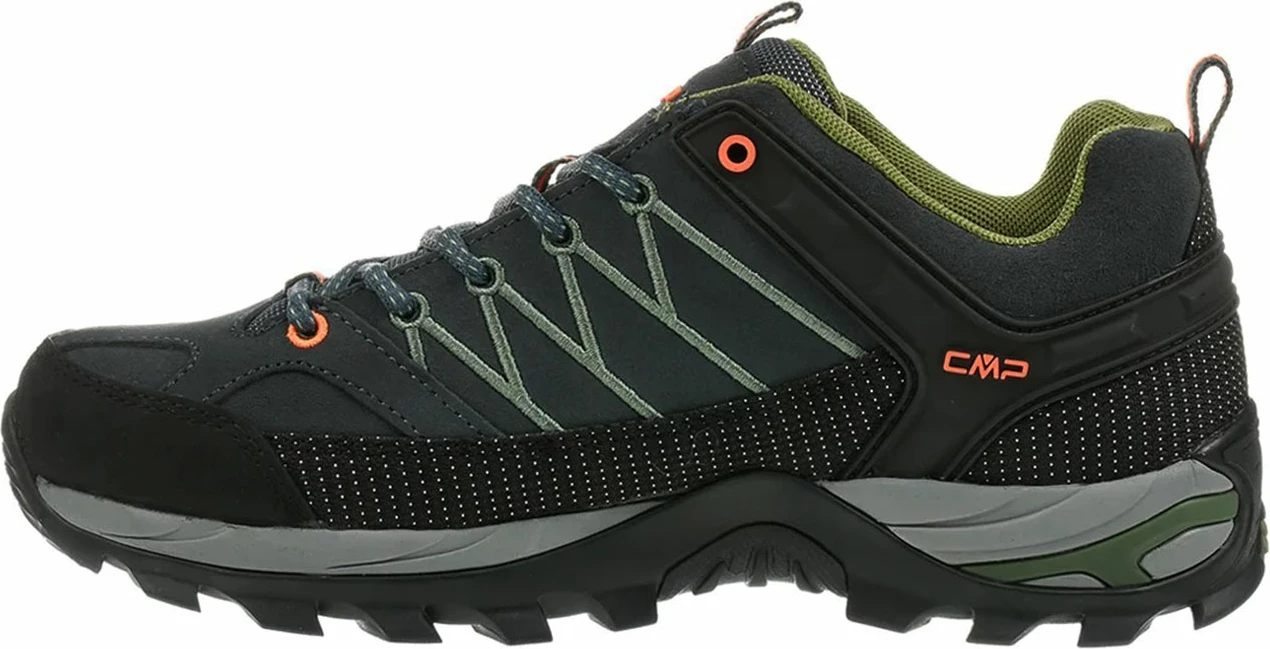 Trekking superge za moške CMP Rigel Low WP, sivo-zelene