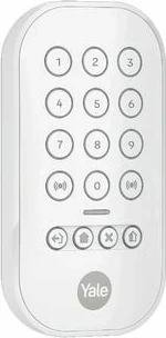 Brezžična tipkovnica Yale, bela