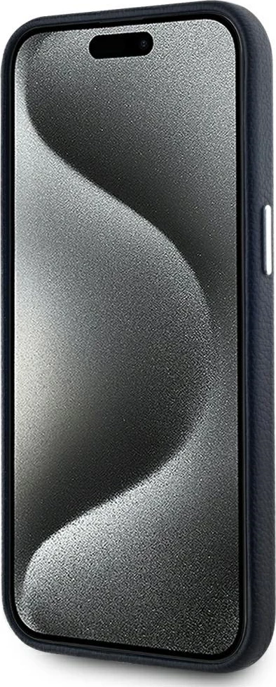 Ovitek za iPhone 15 Pro, eleganten Karl Lagerfeld Hotel RSG, črn