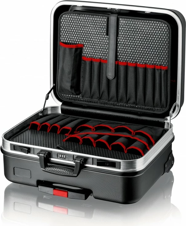 Kovček za orodje Knipex BIG Basic Move, plastika, črn