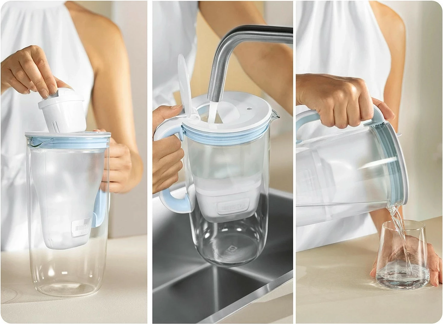 Filtrirni vložki za vodo Maxtra Pro, Brita, 2 kosa, bela