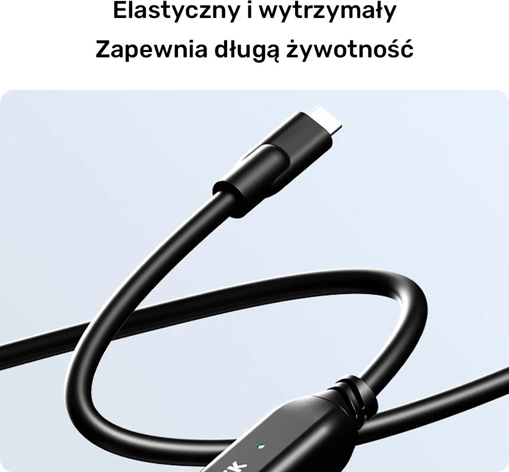 Podaljševalni kabel USB-C 5 m, 10 Gbps, črn Unitek