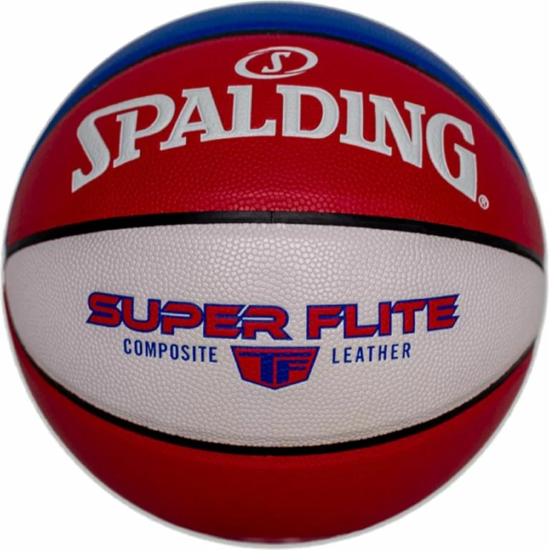 Košarkarska žoga za moške Spalding, bela, rdeča in modra