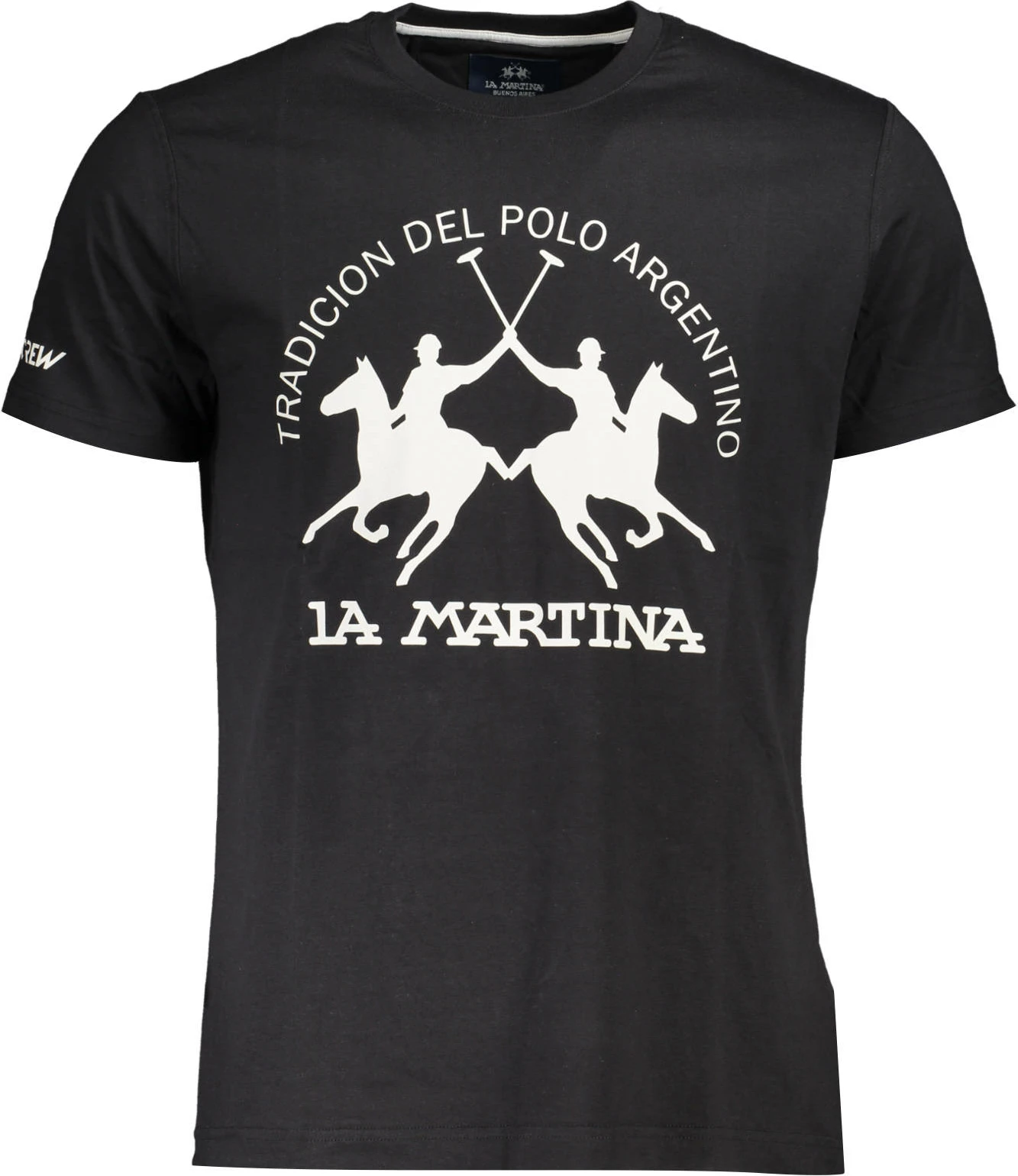 Majica za moške, črna, LA MARTINA