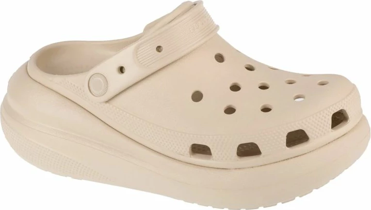 Ženske natikače Crocs, kremne barve