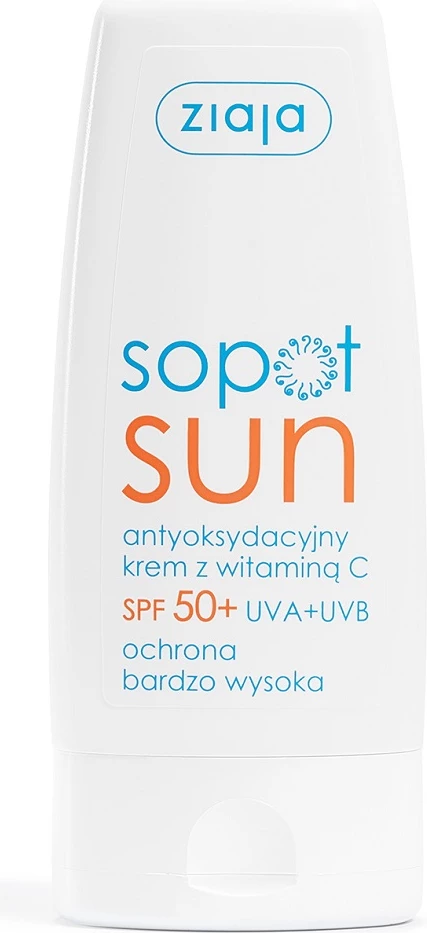 Krema za sončenje za ženske, SPF50, 50 ml, Ziaja Sopot Sun Antioxidant
