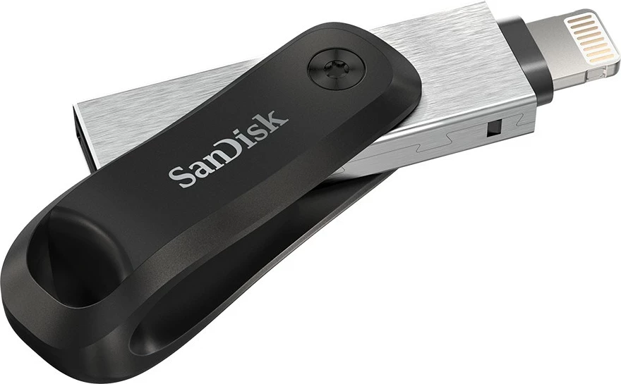 USB ključek Sandisk iXpand SDIX60N-128G-GN6NE, 128GB, USB 3.2 Gen 1, vrteč, sivo/srebrn USB ključek Sandisk iXpand SDIX60N-128G-GN6NE, 128GB, USB 3.2 Gen 1, vrteč, sivo/srebrn