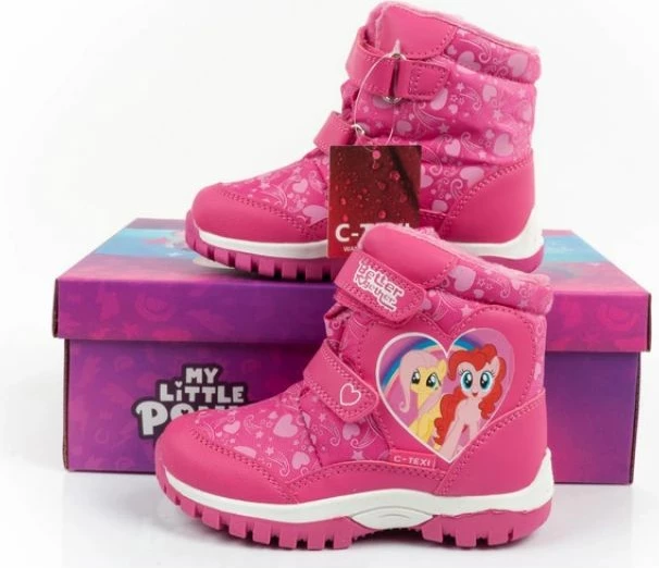 Zimski škornji za otroke Inny, rožnati Zimski škornji za otroke Inny, rožnati