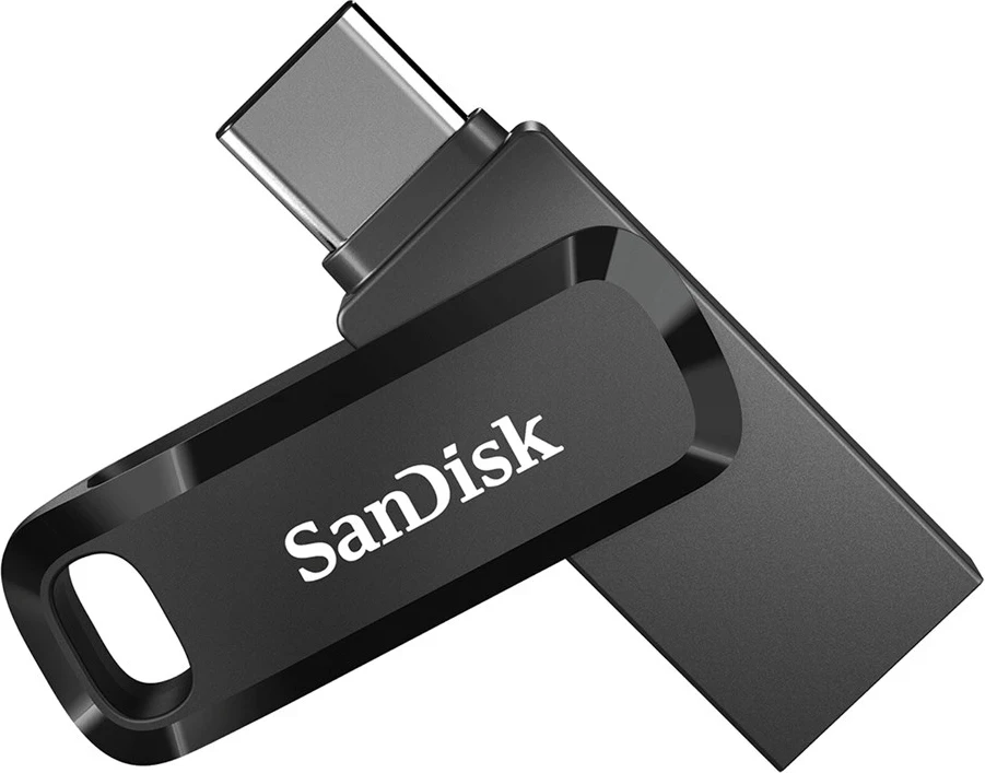 USB ključ SanDisk Ultra, 128 GB, črn, srebrn