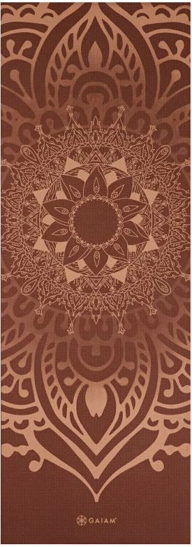 Joga mat, GAIAM, za moške in ženske, rjav