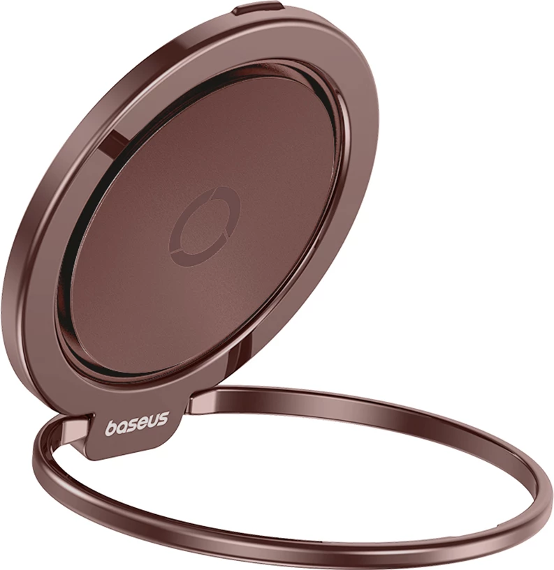 Magnetni ovitek za telefon z nosilcem za MagSafe, Baseus MagPro II, rdeče-zlata