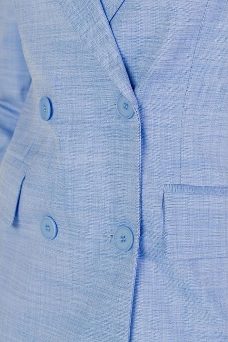 Elegantna ženska jakna Sandro Ferrone, svetlo modra