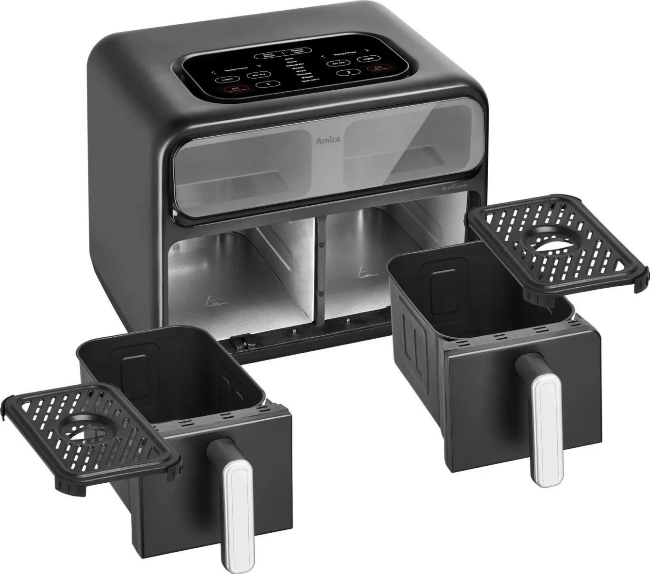 Zračna friteza Amica AFM 7020, 8 l, zaslon na dotik, črna