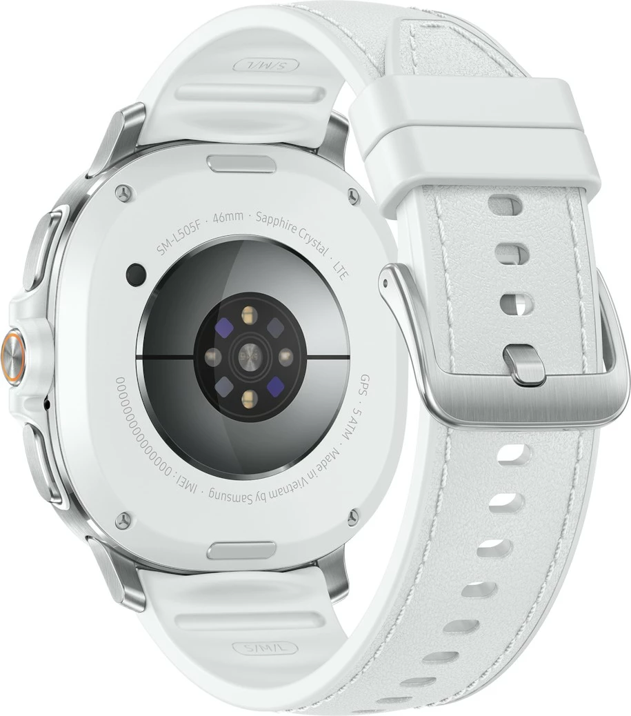 Smartwatch Samsung Galaxy Watch8 Classic 46mm LTE SM-L505, 64GB, bel Smartwatch Samsung Galaxy Watch8 Classic 46mm LTE SM-L505, 64GB, bel