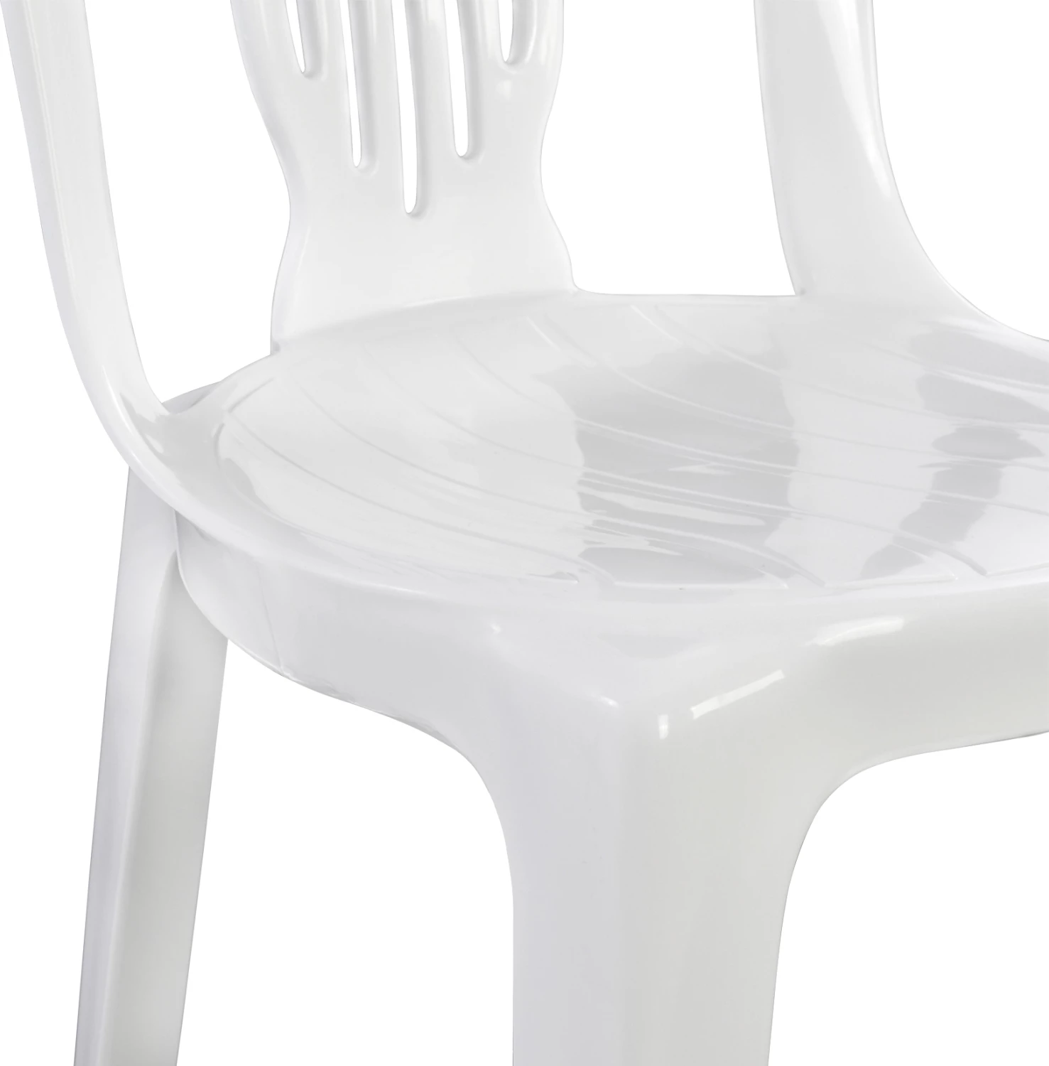 Plastični stol Dunaj beli 303002010 44x50x87 cm