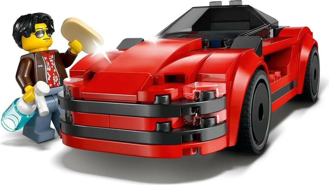 Set rdeč športni avtomobil, LEGO City 60448, 109 delov