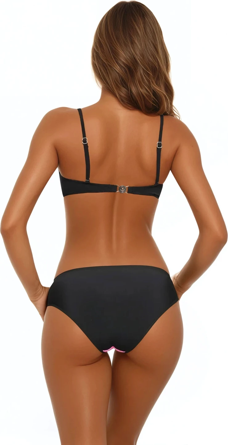 Dvodelni komplet kopalk Marko 211422, črne Dvodelni komplet kopalk Marko 211422, črne