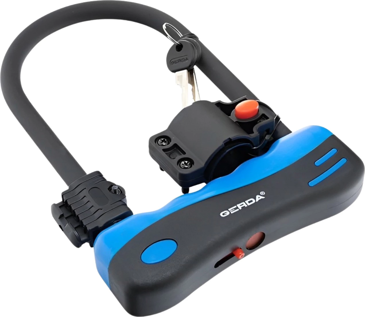 U-ključavnica za kolo Gerda, črn