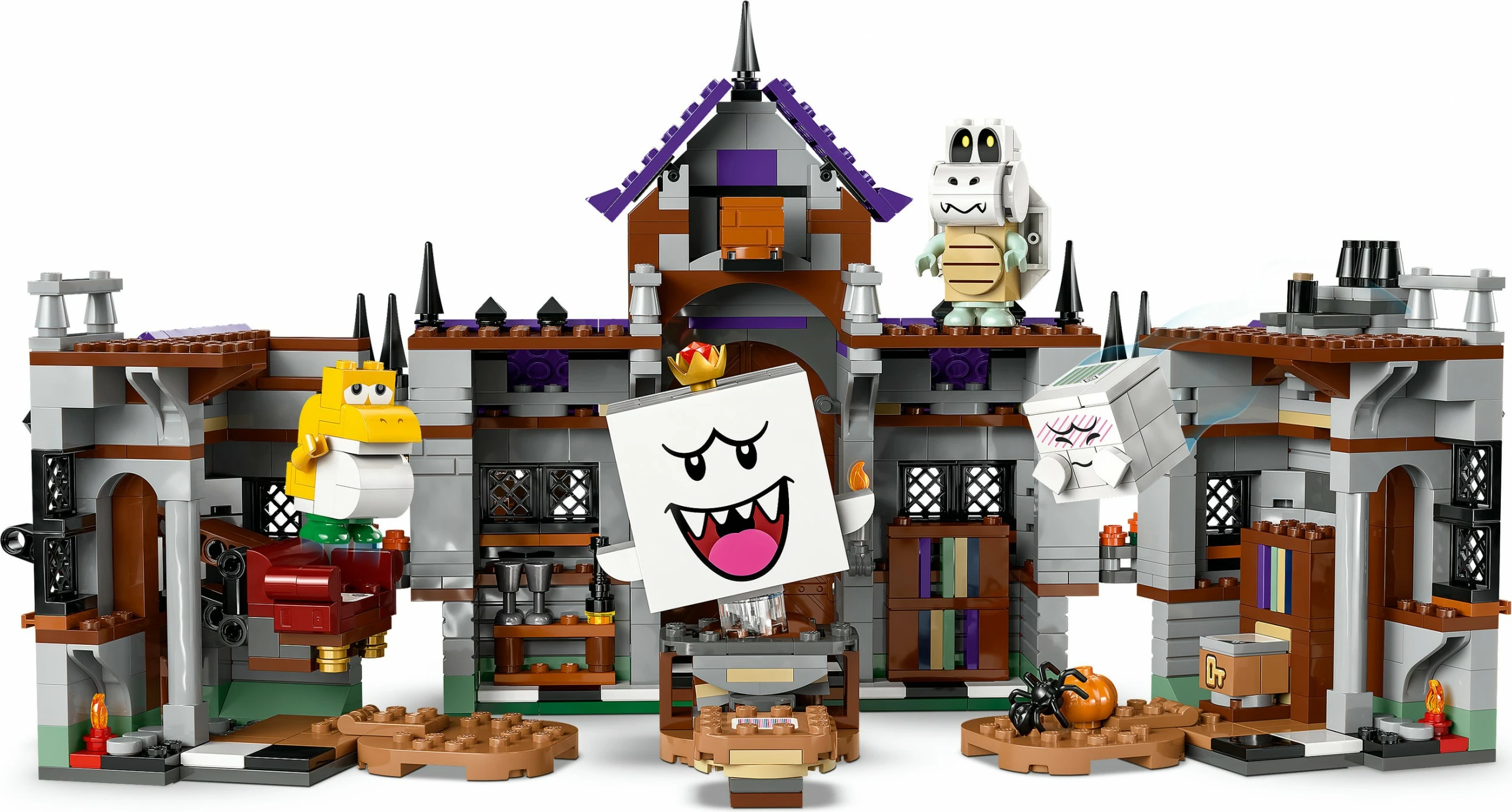 Set gradnje Super Mario King Boo's Haunted Mansion LEGO 71436, večbarven