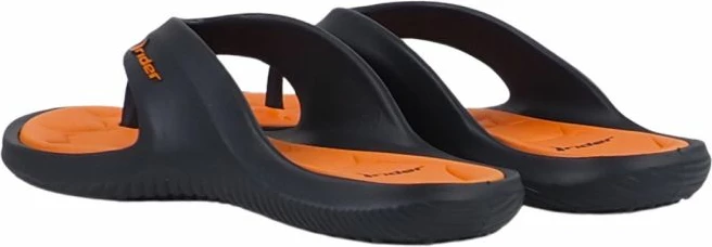 Flip-flop za moške, črno-oranžen Rider Cape XVIII AD