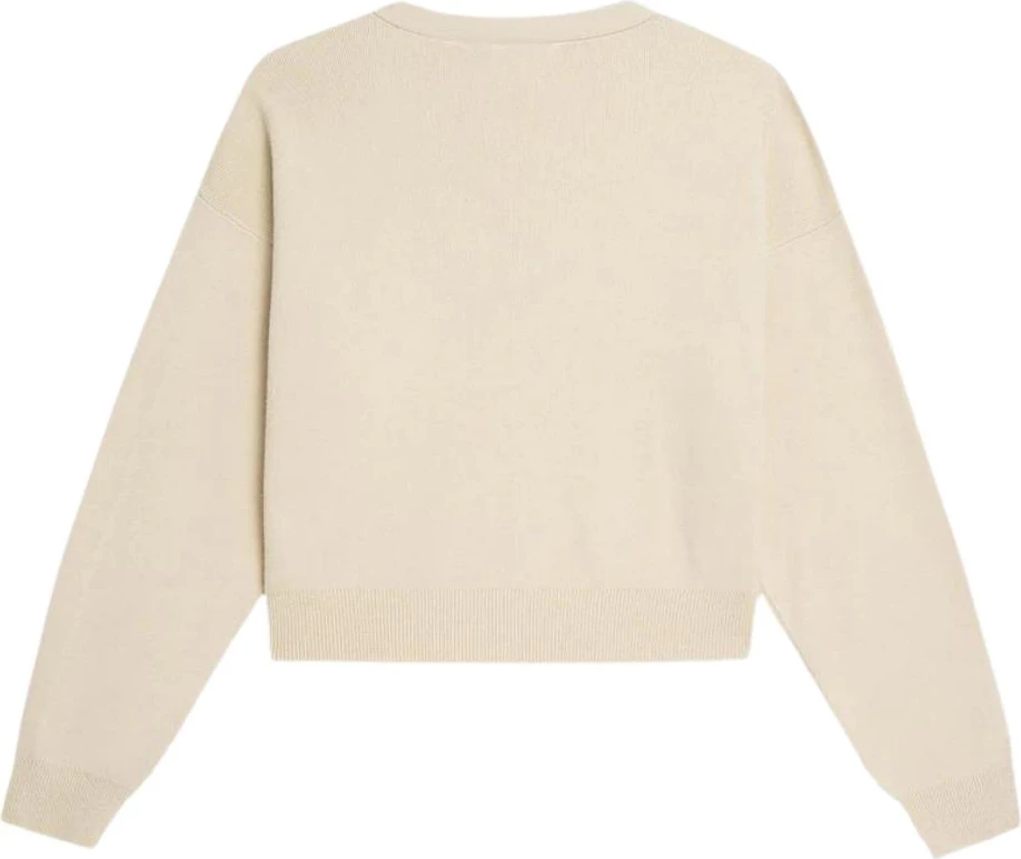 Zadrgan pulover za ženske Outhorn, bež