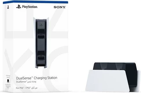 Polnilna postaja za kontrolerja DualSense, Sony PS5, bela