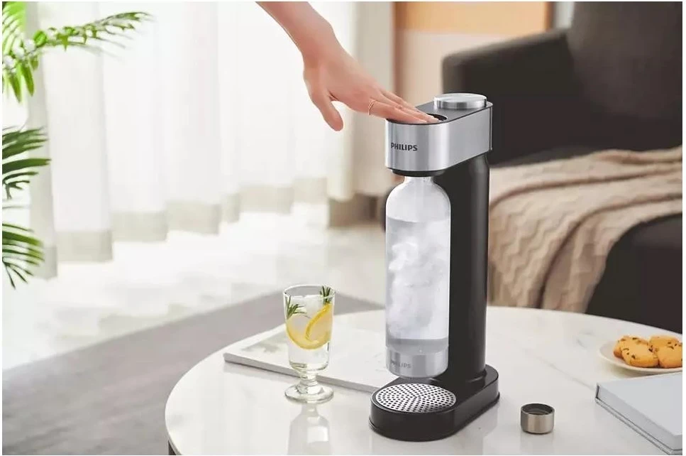 Aparat za gaziranje vode Philips ADD4902BK/10, črn Aparat za gaziranje vode Philips ADD4902BK/10, črn
