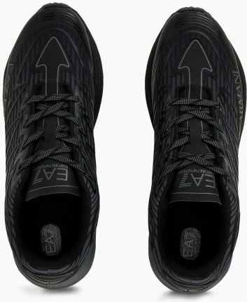 Tekstilne tekaške superge Emporio Armani, črne
