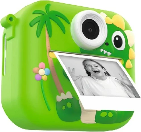 Fotoaparat, 48 MP, takojšnje tiskanje, 13 dodatkov, bel, Tracer DinoCam