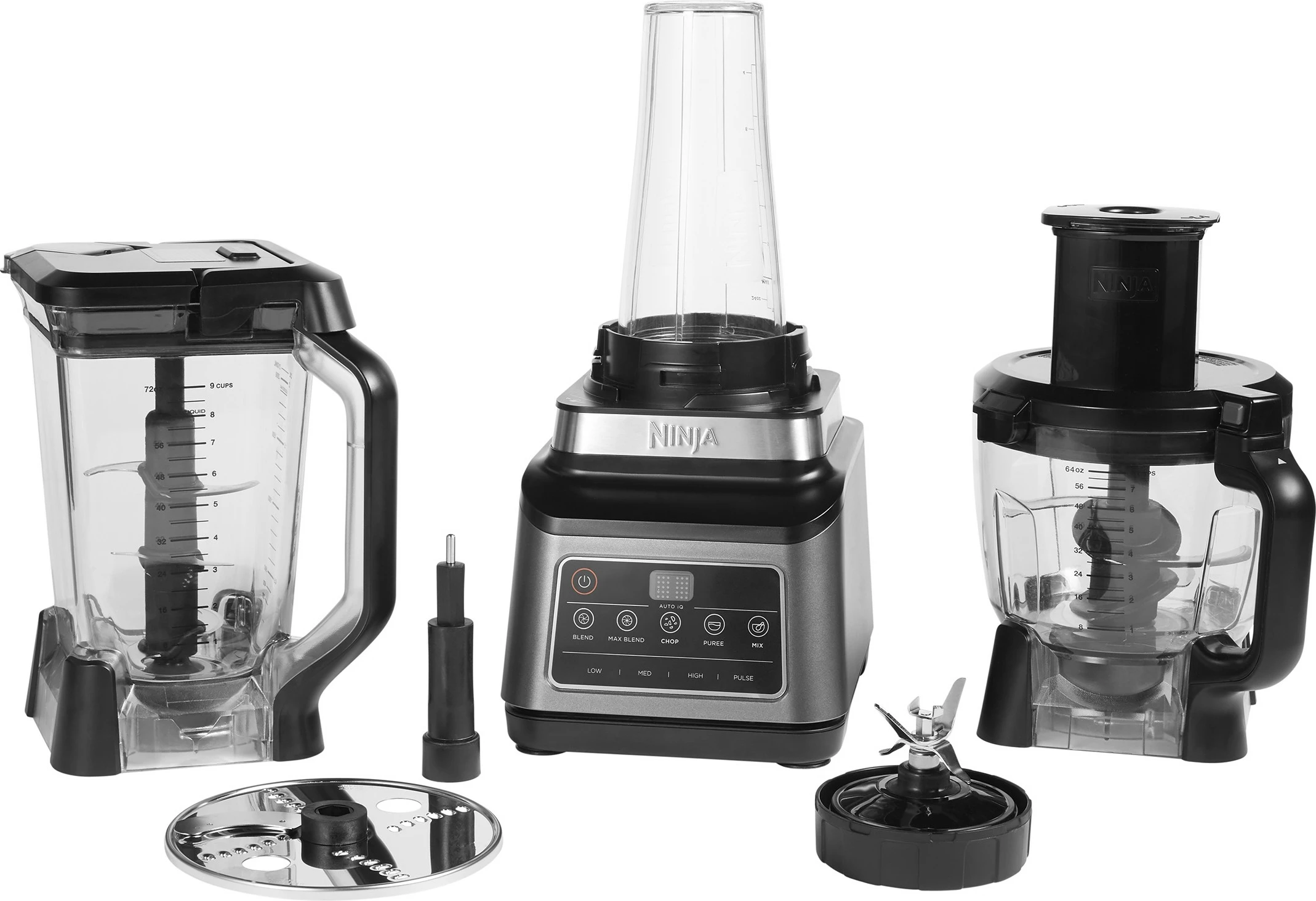 Močan blender, 2,1 L, 21000 RPM, 1200 W, črno-srebrn Ninja BN800