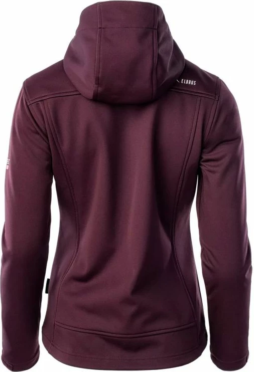 Jakna iz Polartec materiala Elbrus Ifaro, rdeča in vijolična